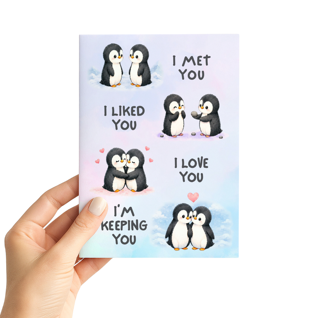 I Met You, I Liked You Romantic Greeting Card