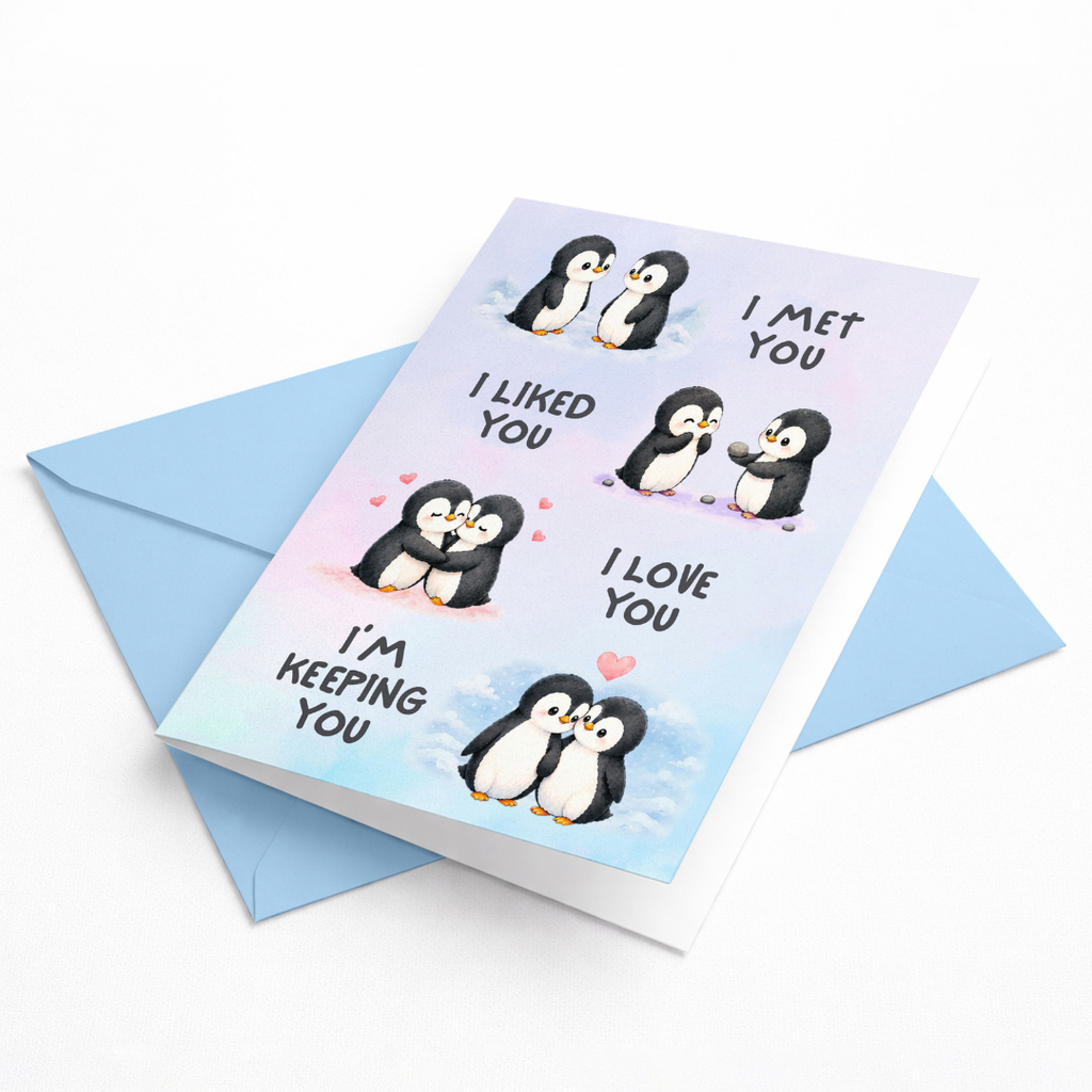 I Met You, I Liked You Romantic Greeting Card
