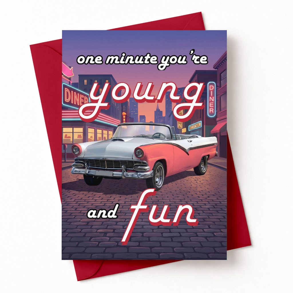 Young & Fun Birthday Card