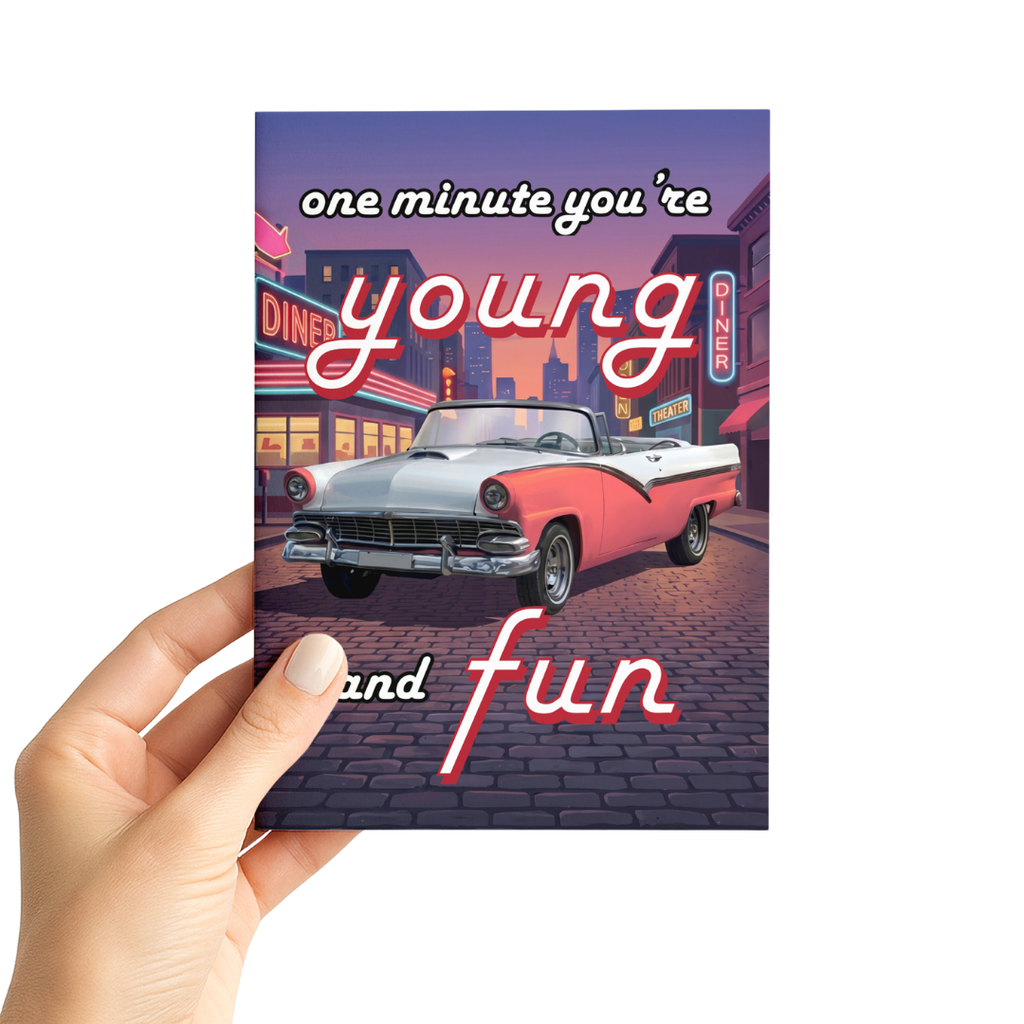 Young & Fun Birthday Card