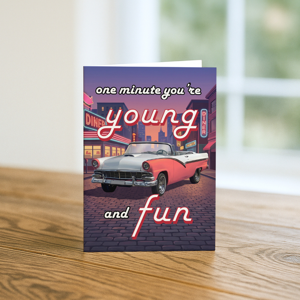 Young & Fun Birthday Card