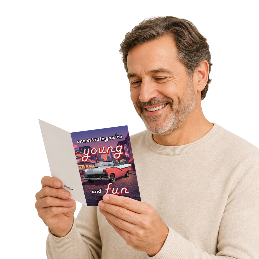 Young & Fun Birthday Card